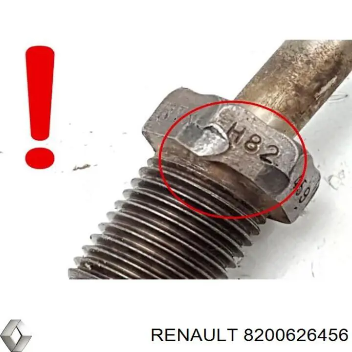 Датчик температури відпрацьованих газів (ВГ), перед турбіною Renault (RVI) 8200626456 ціна, від 50.23 USD