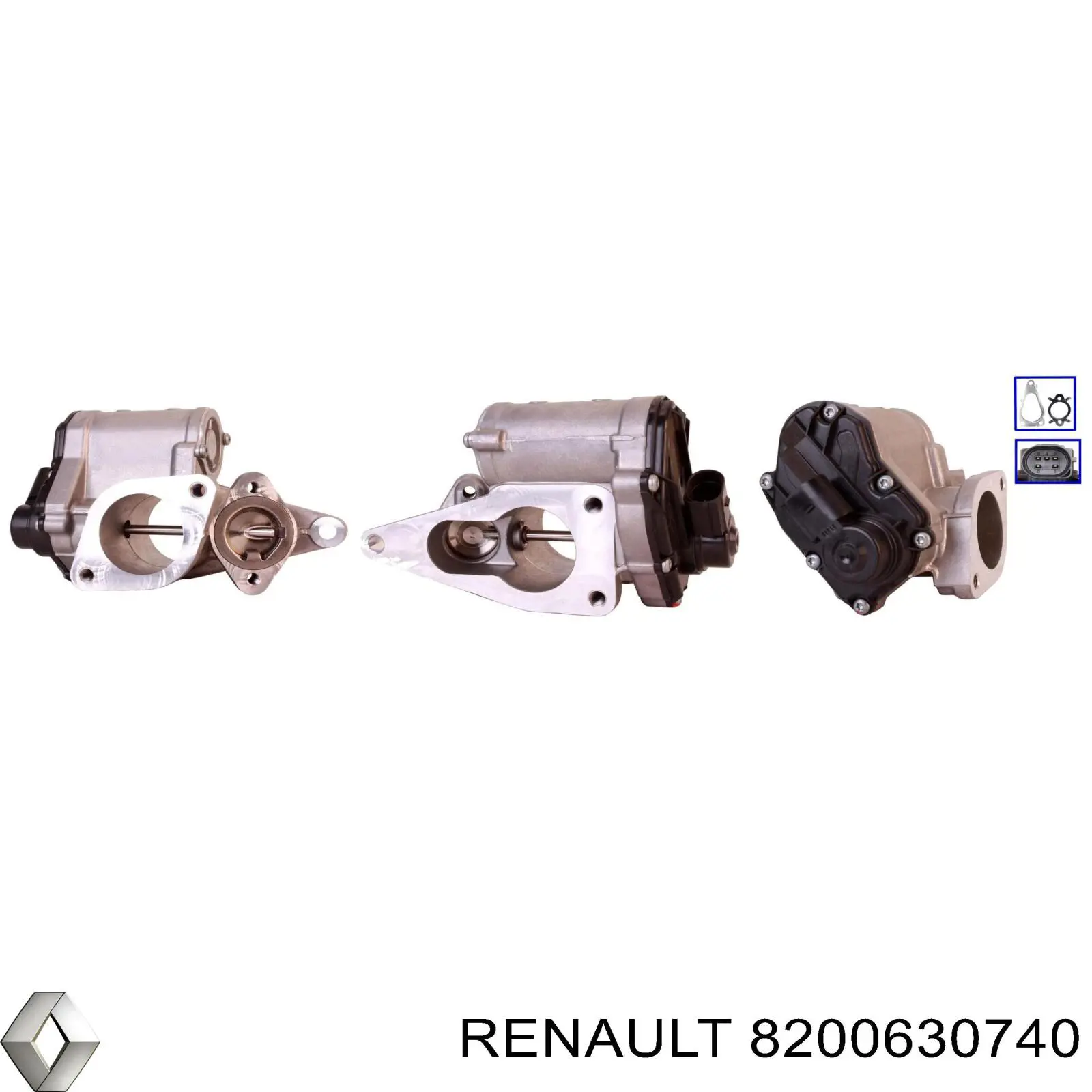 Клапан ЄГР 8200630740 Renault (RVI)
