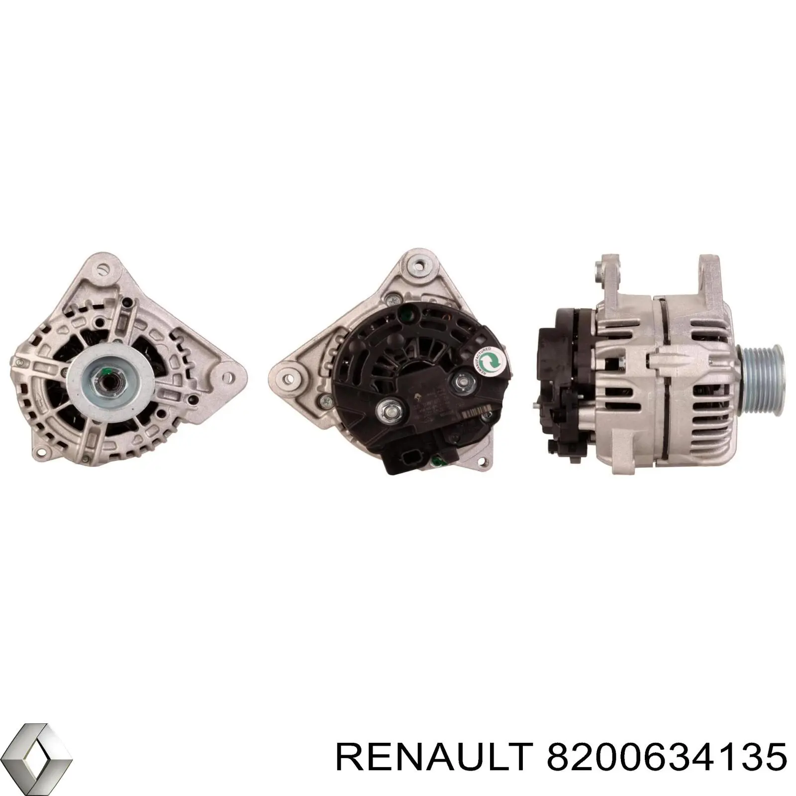 Генератор 8200634135 Renault (RVI)