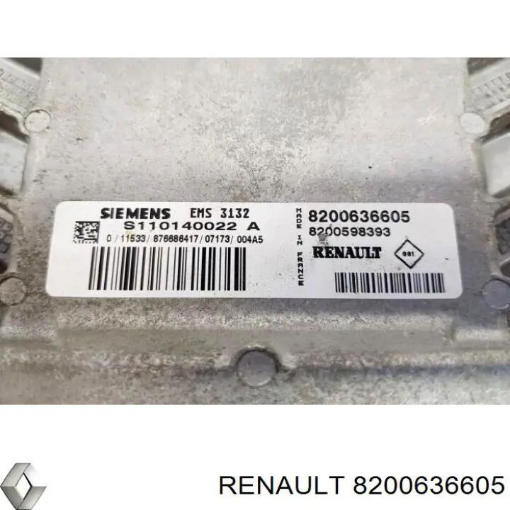 Купити 8200636605 Renault (RVI) Модуль управління двигуном