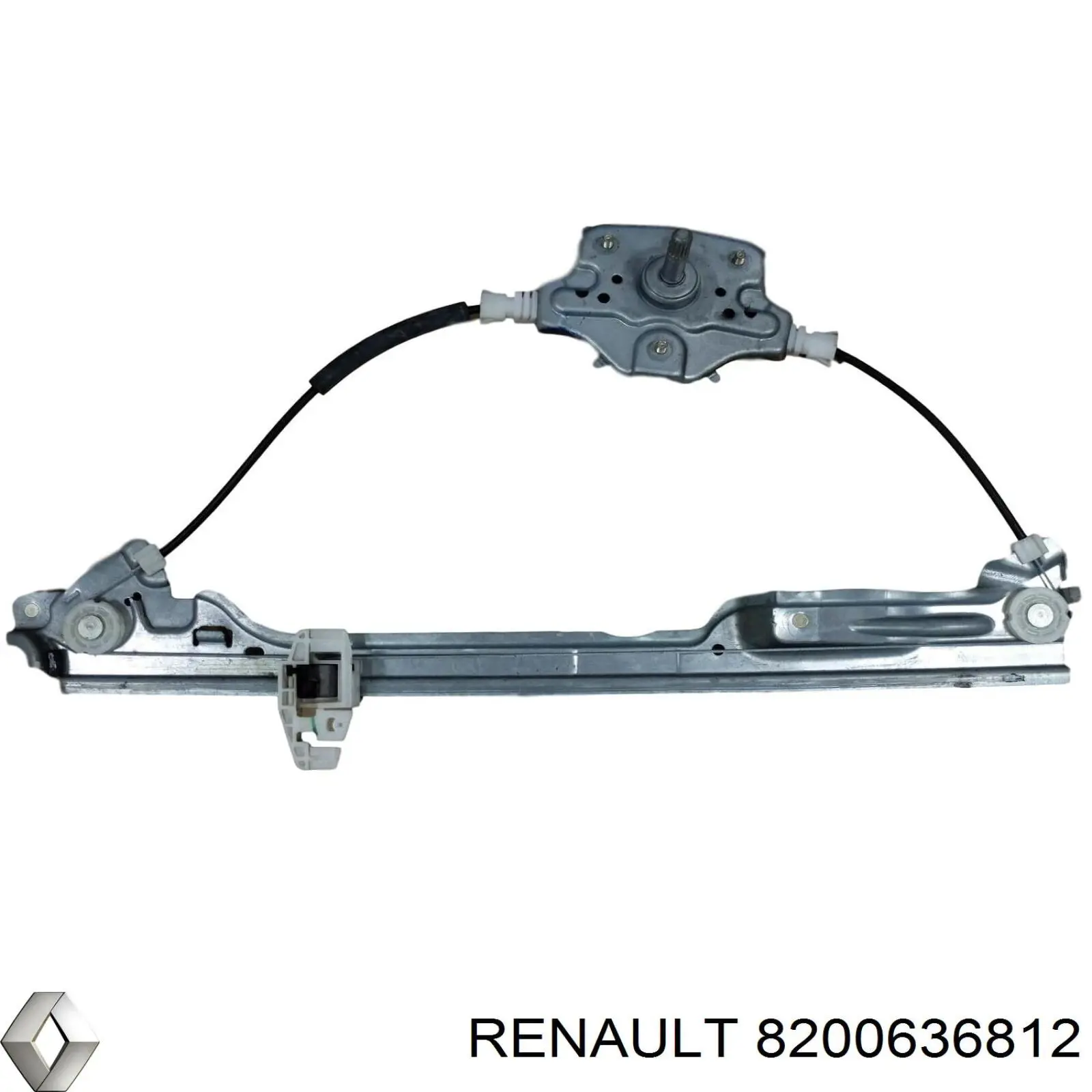 Механізм склопідіймача двері задньої, лівої 8200636812 Renault (RVI)