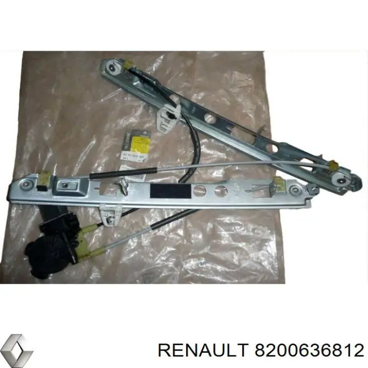 Механізм склопідйомника двері задньої, лівої Renault (RVI) 8200636812