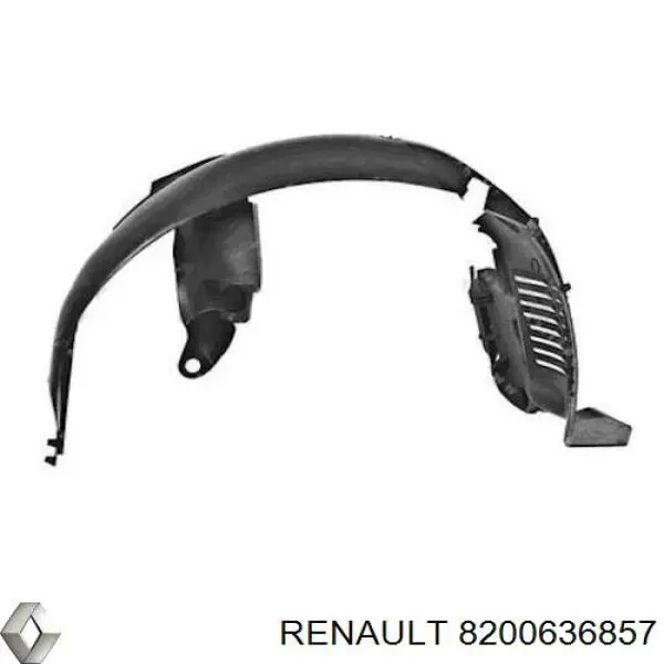 8200636857 Renault (RVI) Підкрилок переднього крила, правий