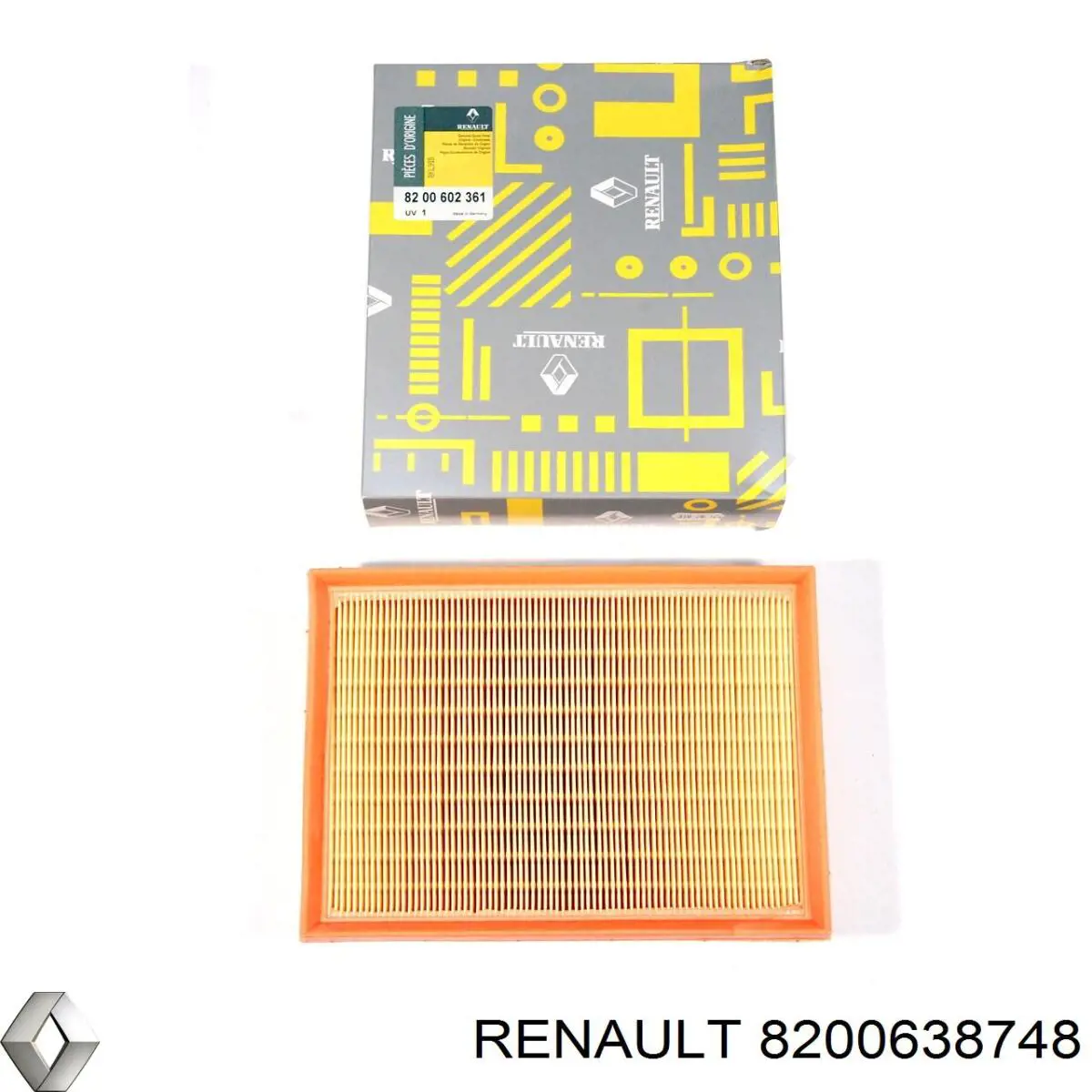 Паливний фільтр 8200638748 Renault (RVI)