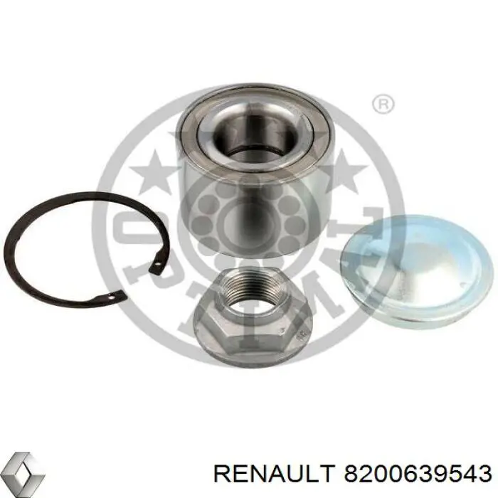 Купити 8200639543 Renault (RVI) Підшипник задньої ступиці