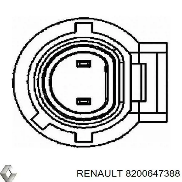 Купити 8200647388 Renault (RVI) Датчик положення (оборотів) коленвалу