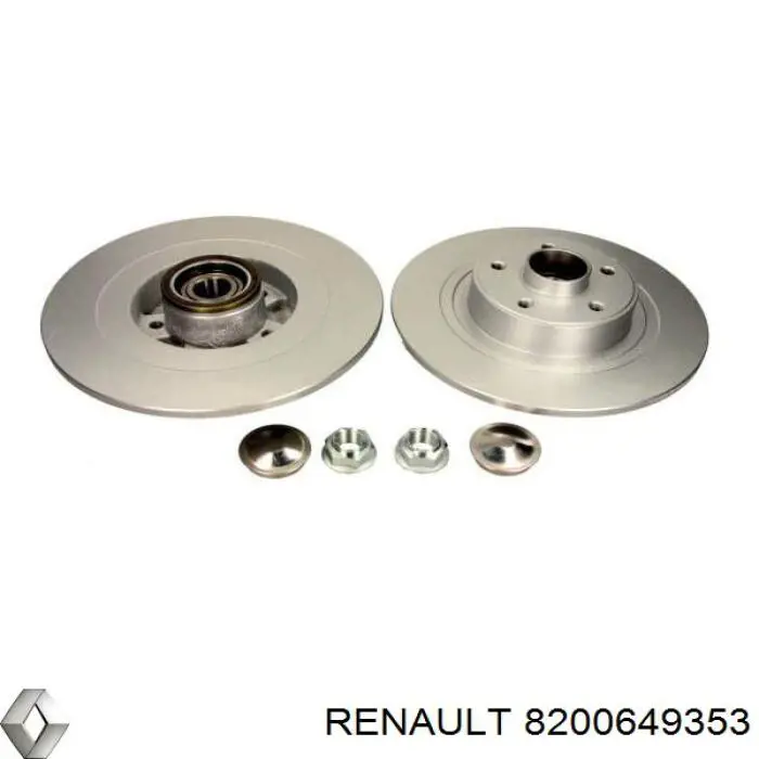 Купити 8200649353 Renault (RVI) Диск заднього гальма