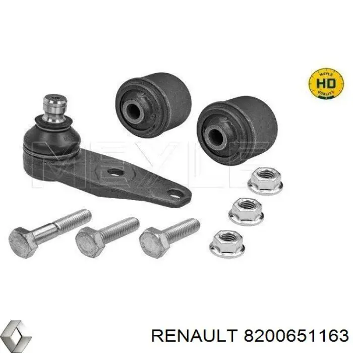 Сайлентблок нижнього важеля передньої підвіски Renault (RVI) 8200651163 ціна, від 3.96 USD