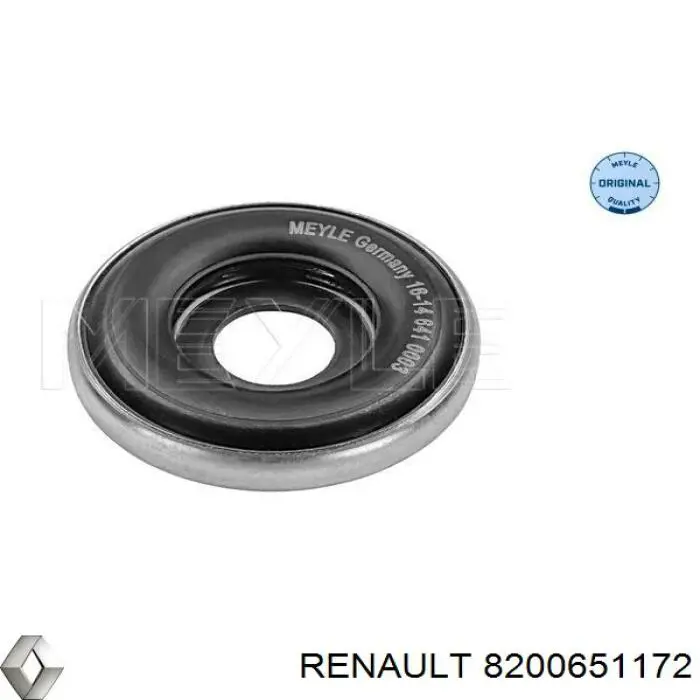 Підшипник опорний амортизатора, переднього 8200651172 Renault (RVI)