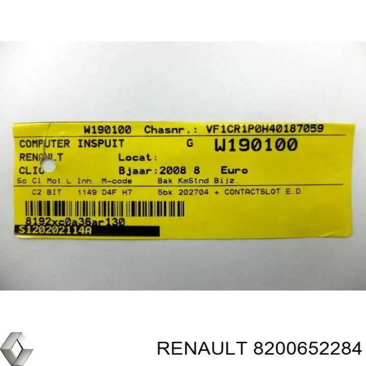  8200652284 Renault (RVI)
