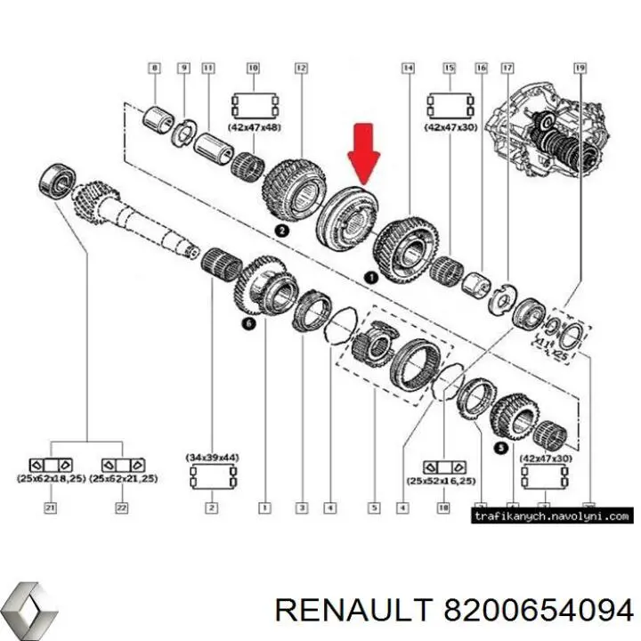 8200654094 Renault (RVI) 