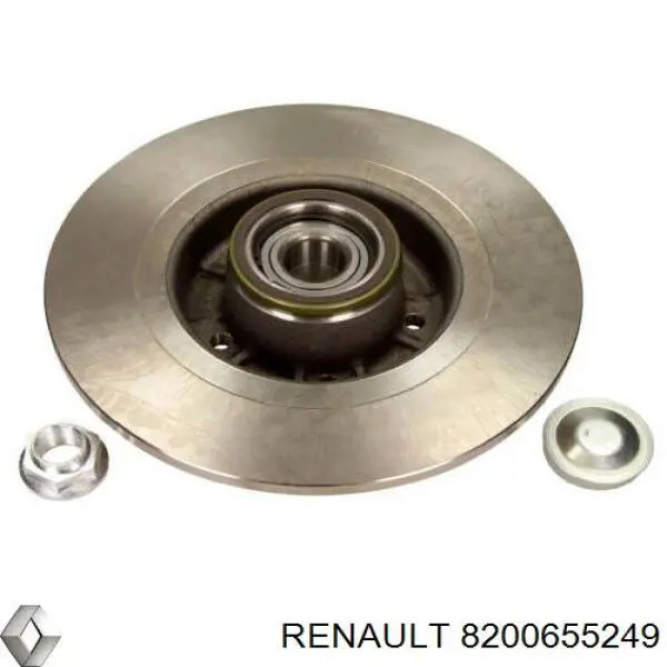 Купити 8200655249 Renault (RVI) Диск заднього гальма