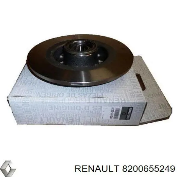 8200655249 Renault (RVI) диск гальмівний задній