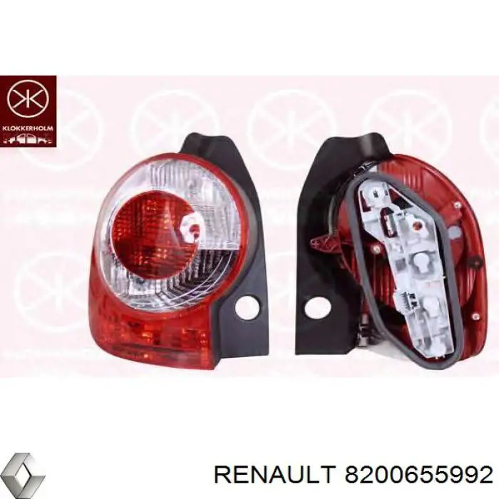 8200655992 Renault (RVI) Задня ліва фара