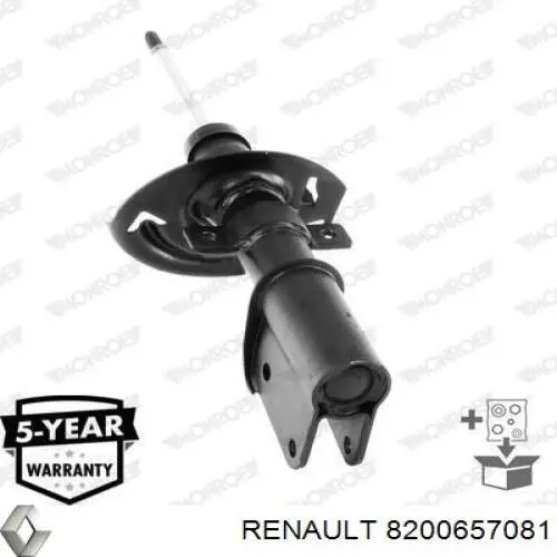 Амортизатор передній 8200657081 Renault (RVI)