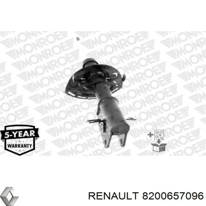 Стойка амортизатора передняя Renault (RVI) 8200657096 ціна, від 58.44 USD