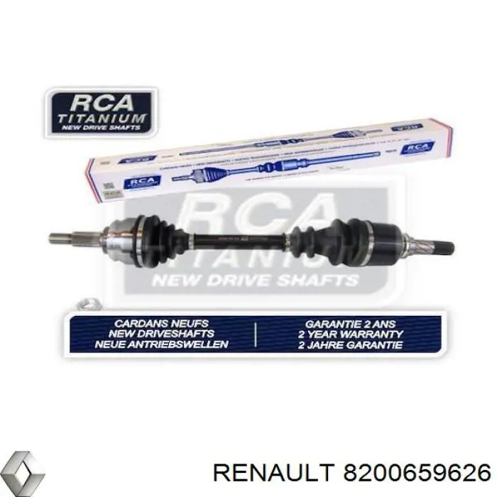 Привід передній лівий Renault (RVI) 8201235787 ціна, від 127.24 USD
