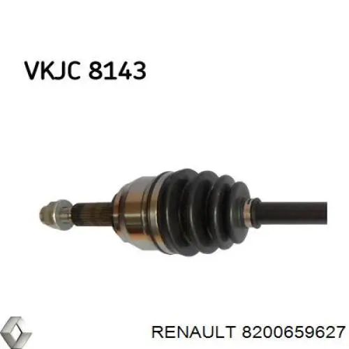 Купити 8200659627 Renault (RVI) Піввісь права