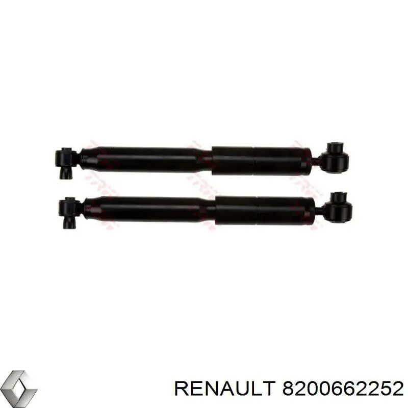 Задній амортизатор Renault (RVI) 8200662252