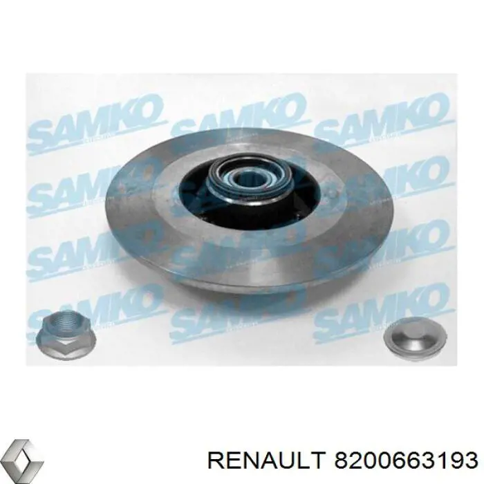 Задні дискові гальма Renault (RVI) 8200663193 ціна, від 63.57 USD