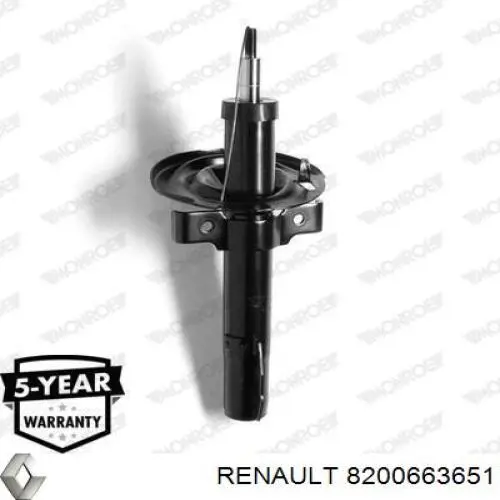8200663651 Renault (RVI) амортизатор передній