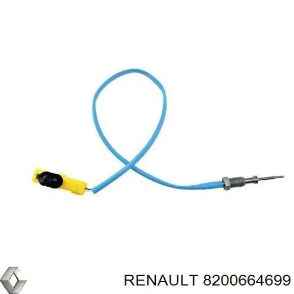 Датчик температури відпрацьованих газів (ВГ), перед турбіною Renault (RVI) 8200664699 ціна, від 58.48 USD