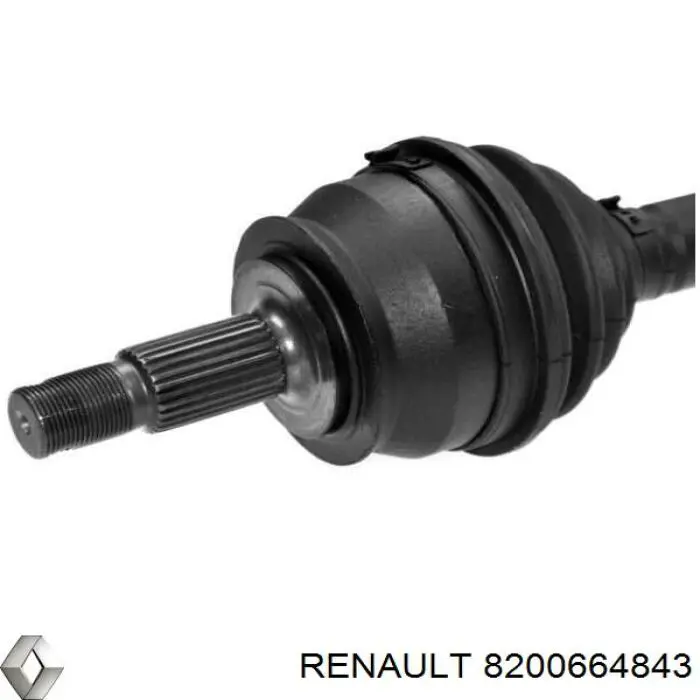 Піввісь (привід) передня, права 8200664843 Renault (RVI)