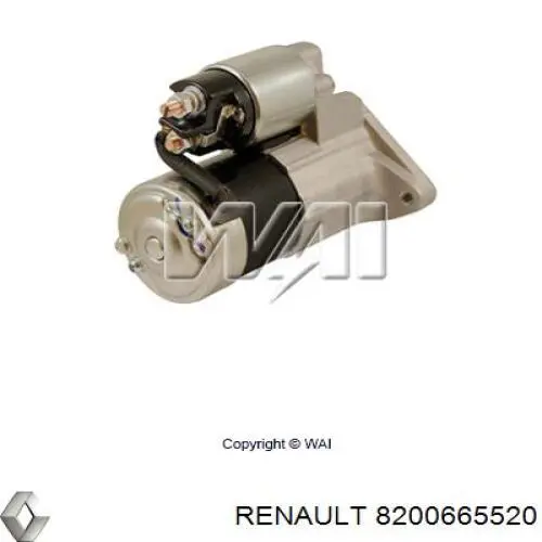 Стартер 8200665520 Renault (RVI)