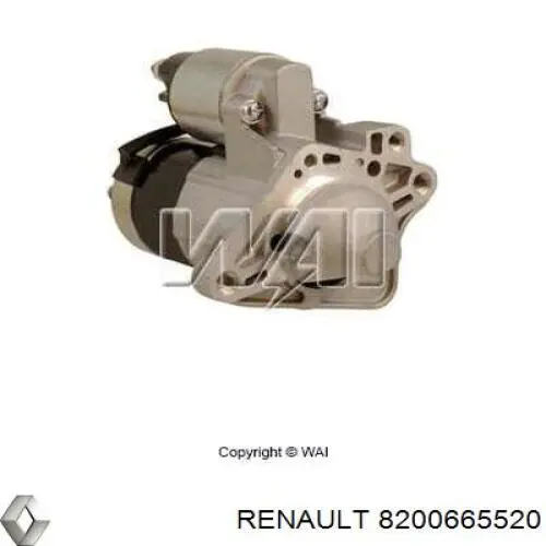 Купити 8200665520 Renault (RVI) Стартер