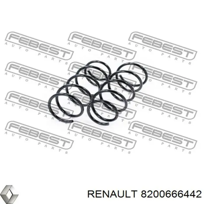 Купити 8200666442 Renault (RVI) Гвинтова пружина підвіска
