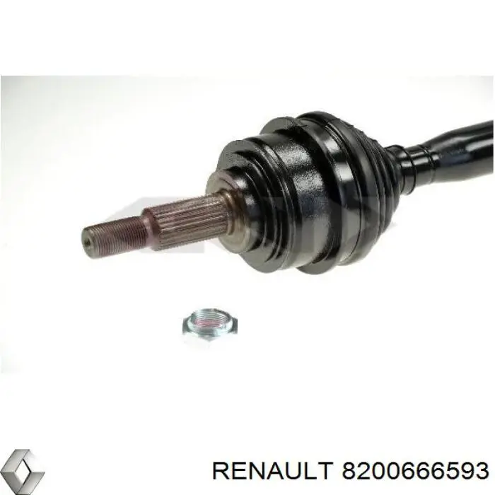 Купити 8200666593 Renault (RVI) Ліва піввісь