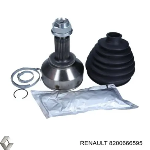 Піввісь передня, права Renault (RVI) 8200666595 ціна, від 101.18 USD