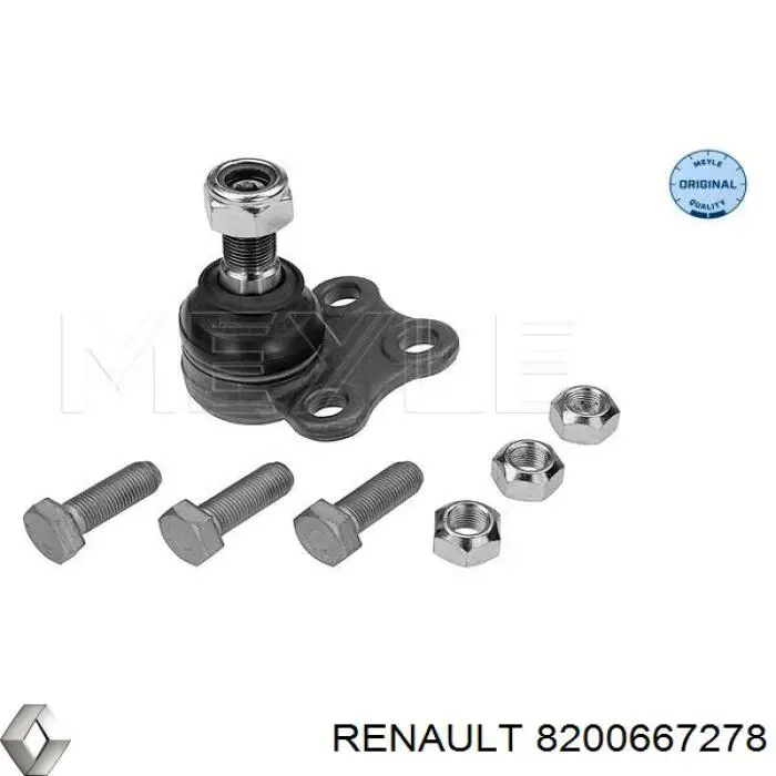Захист кульової опори Renault (RVI) 8200667278 ціна, від 6.90 USD