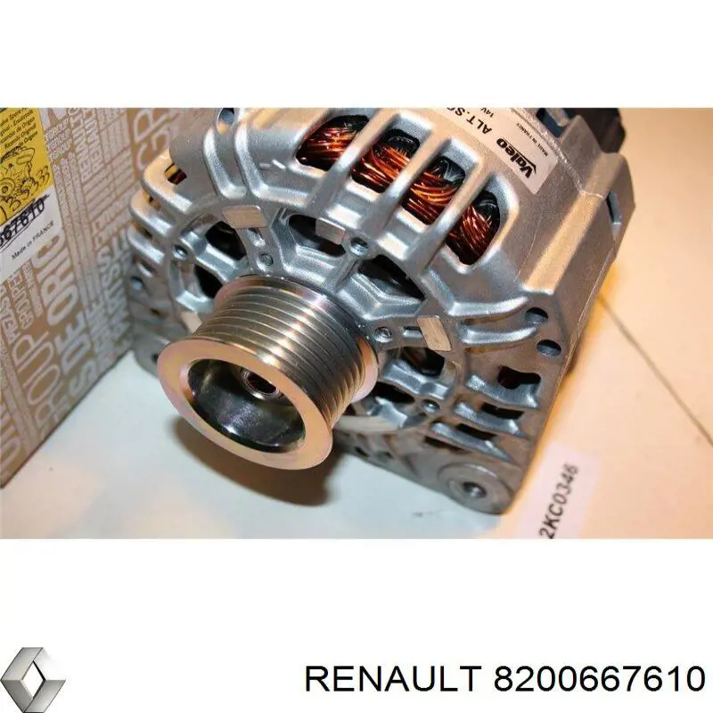 Генератор Renault (RVI) 8200667610 ціна, від 88.68 USD