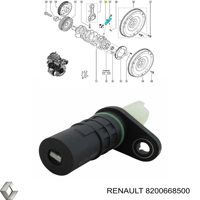 8200668500 Renault (RVI) ДПКВ