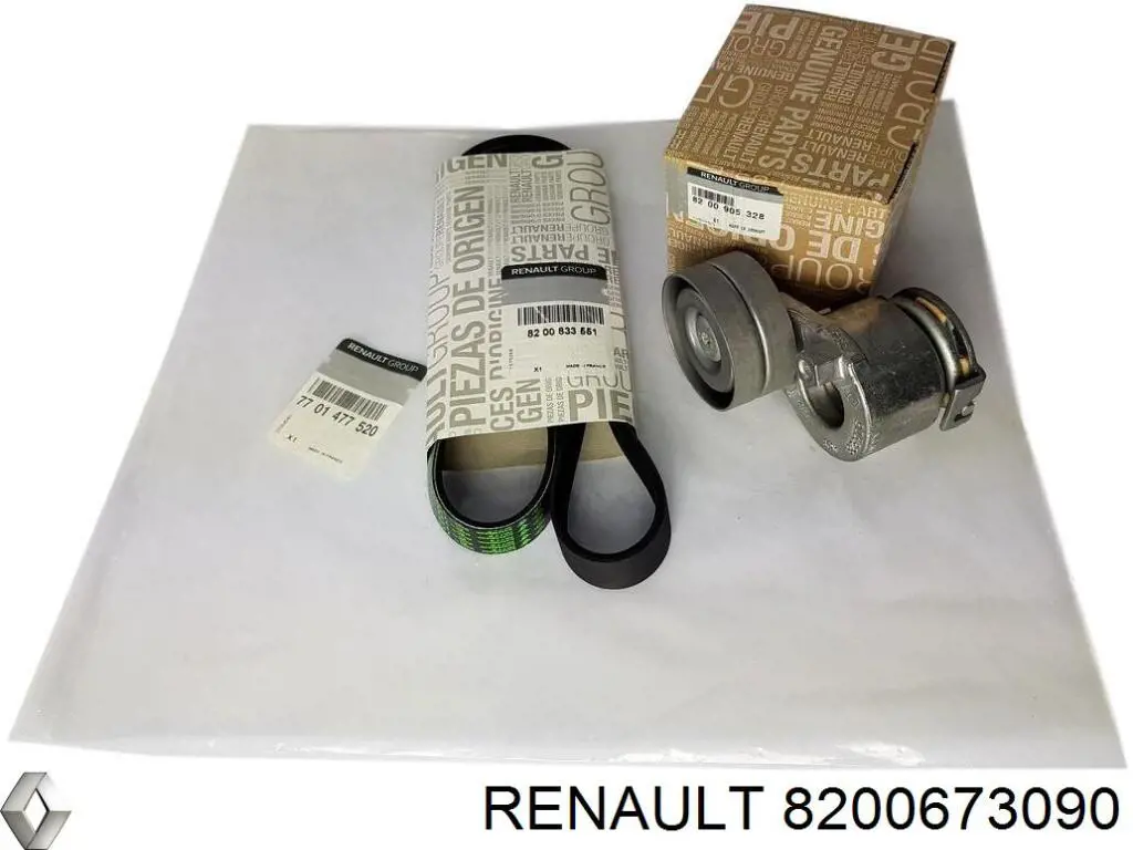 Натягувач приводного ременя Renault (RVI) 8200673090 ціна, від 40.05 USD