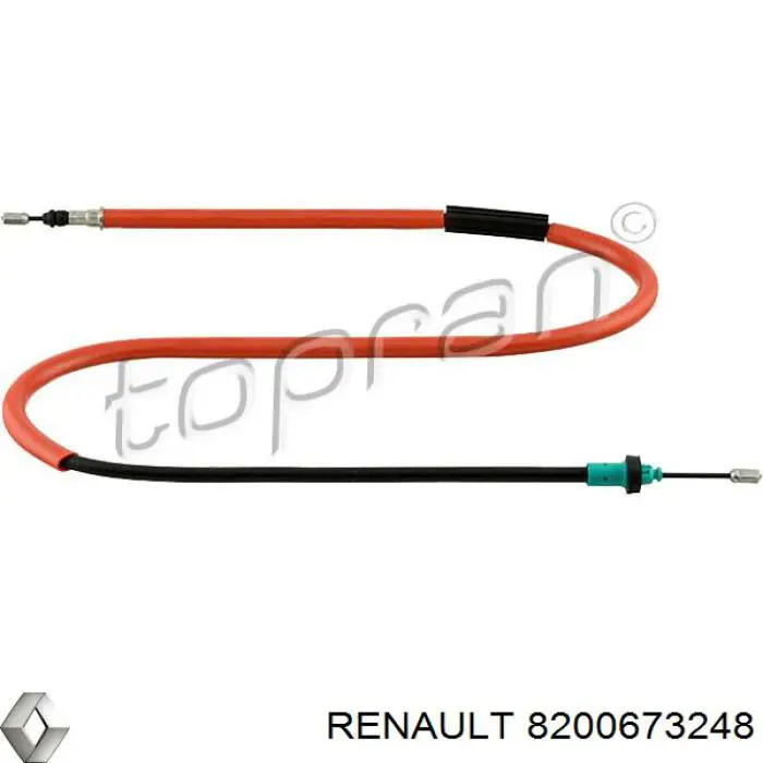 8200673248 Renault (RVI) Трос ручника задній лівий