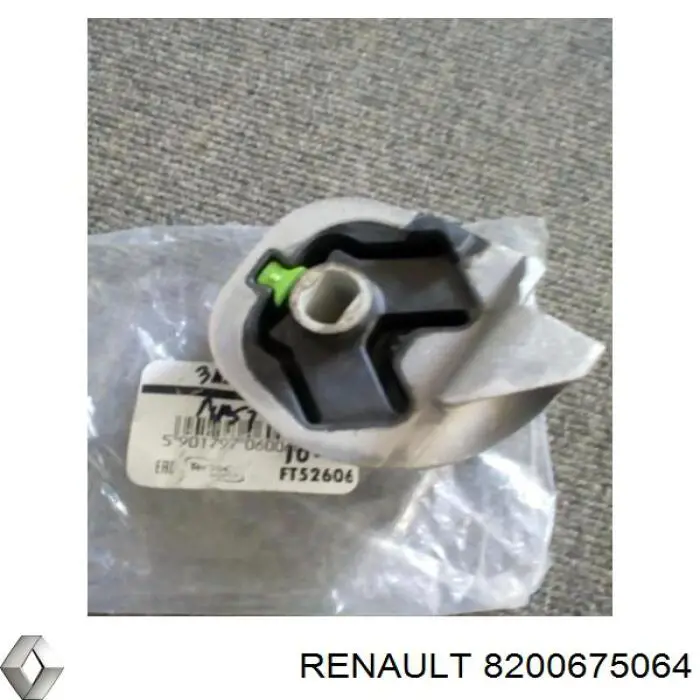 Подушка (опора) двигуна, задня Renault (RVI) 8200675064 ціна, від 38.36 USD