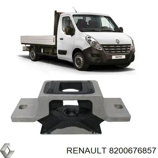 Подушка (опора) двигуна, ліва 8200676857 Renault (RVI)