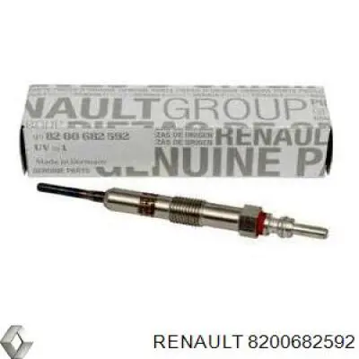 Свіча накалу Renault (RVI) 8200682592 ціна, від 10.73 USD