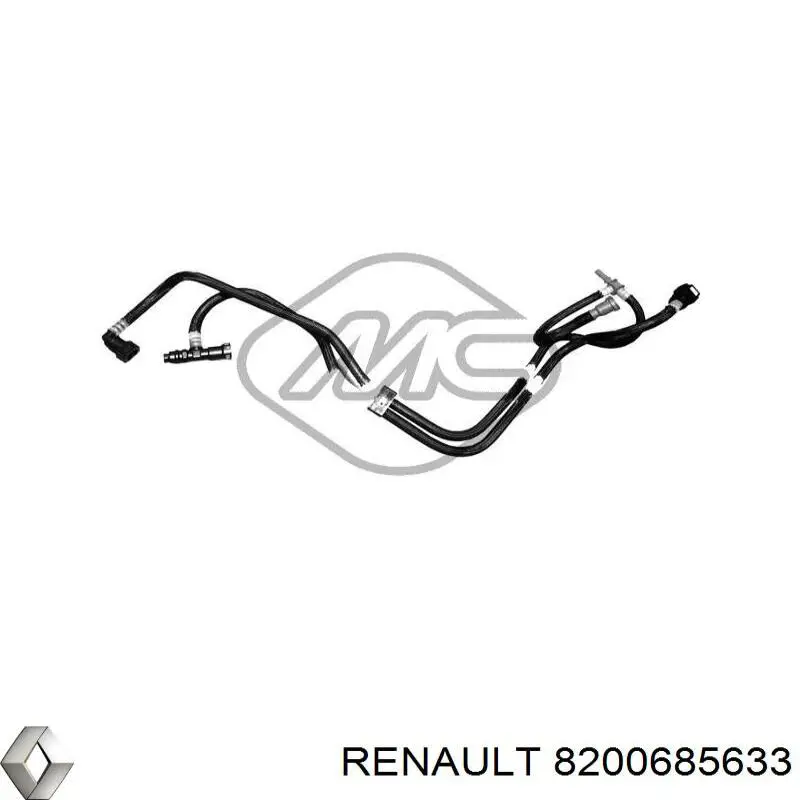 Купити 8200685633 Renault (RVI) Трубка паливна, від фільтра до насосу