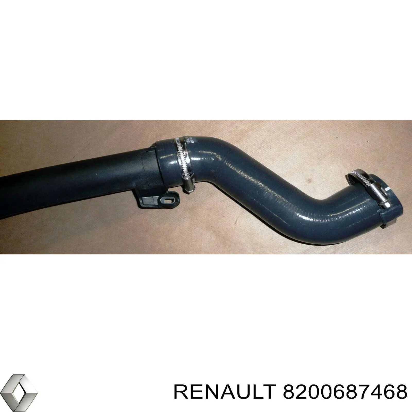 Патрубок повітряний, вихід з турбіни (наддув) Renault (RVI) 8200687468 ціна, від 44.05 USD