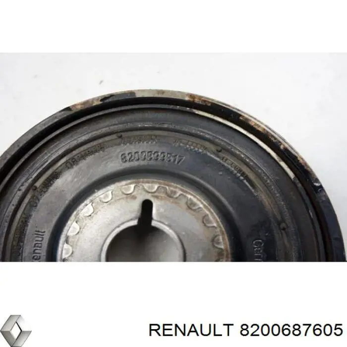 Шків колінвала (демпфер ) Renault (RVI) 8200687605 ціна, від 24.72 USD