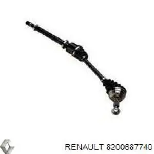Піввісь передня, права Renault (RVI) 8200687740 ціна, від 91.23 USD