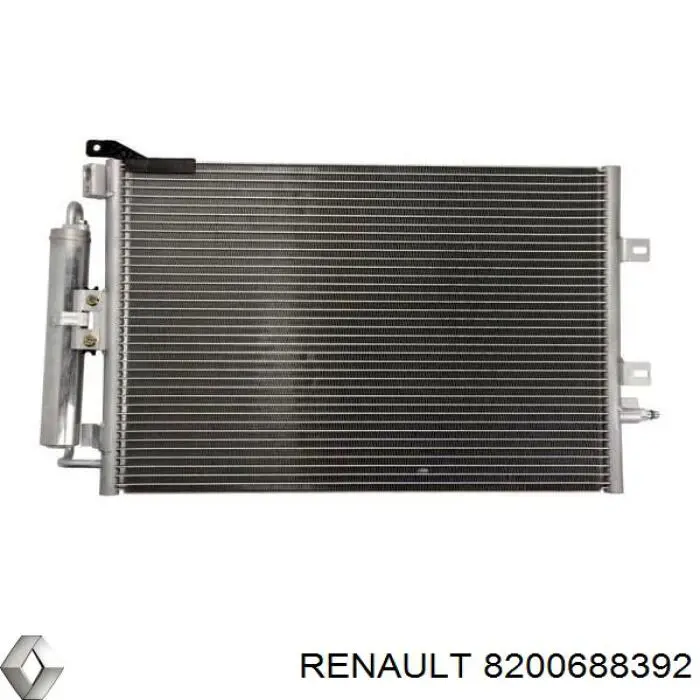 Радіатор кондиціонера 8200688392 Renault (RVI)