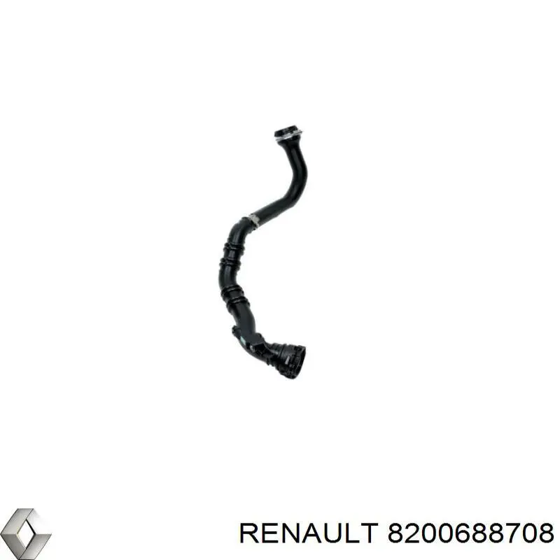 Шланг/патрубок інтеркулера, лівий Renault Kangoo BE BOP (KW01) (Рено Канго)