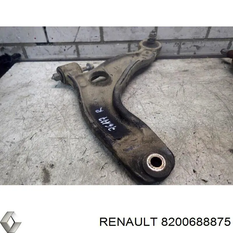 Важіль передньої підвіски нижній, правий Renault (RVI) 8200688875 ціна, від 37.63 USD