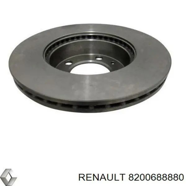 Диск переднього гальма Renault (RVI) 8200688880 ціна, від 52.42 USD