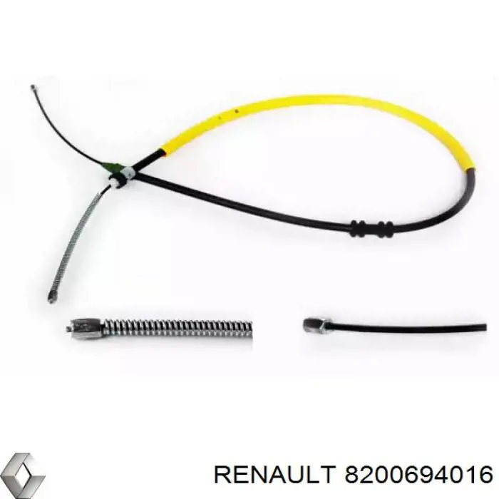 Купити 8200694016 Renault (RVI) Трос ручного гальма задній, лівий