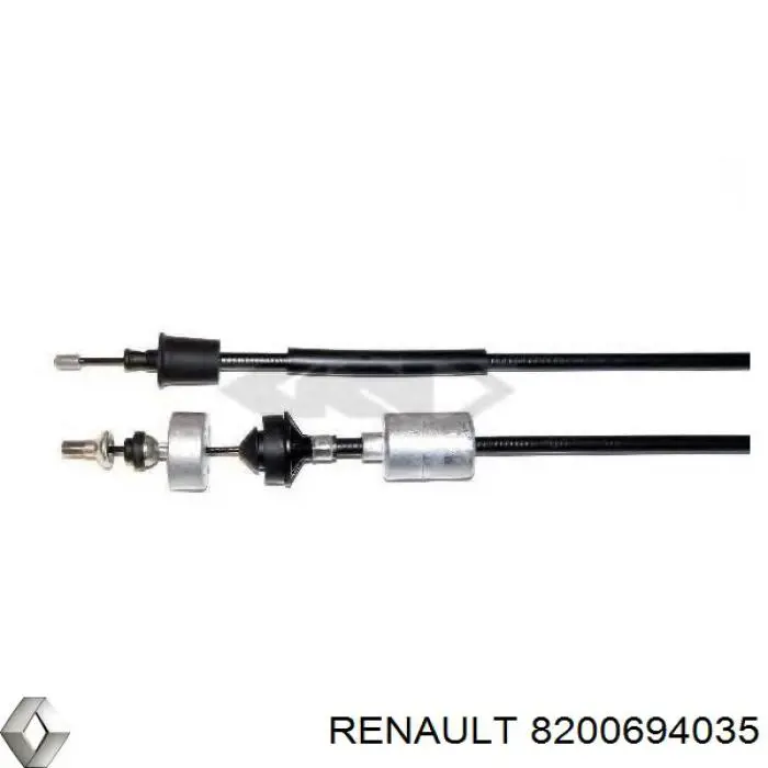 Трос зчеплення Renault (RVI) 8200694035 ціна, від 17.62 USD